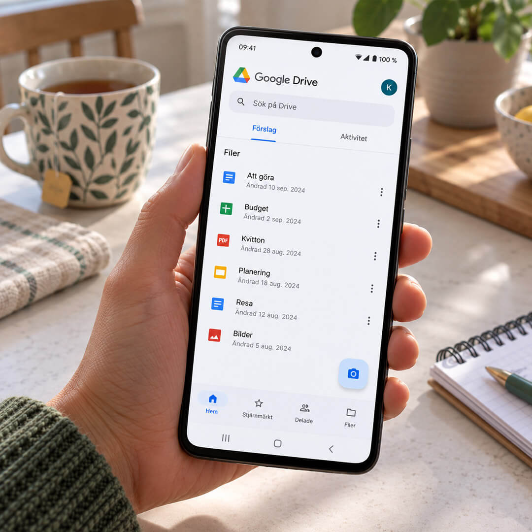 Skanna dokument med Android